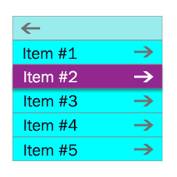 Simple Nested Menu