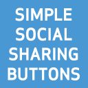 simple social sharing buttons