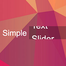 Simple Text Slider