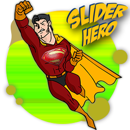 Slider Hero with Video Background, Animation