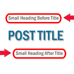 Small Heading For Post Title