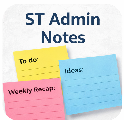 ST Admin Notes
