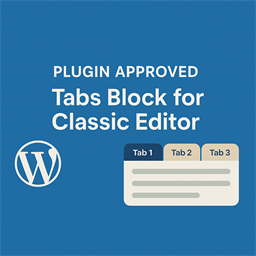 Tabs Block for Classic Editor