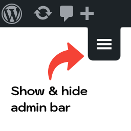 Toggle Admin Bar Menu