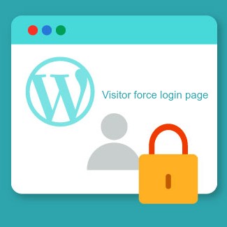Visitor force login page