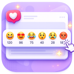WebNow Emoji Reactions