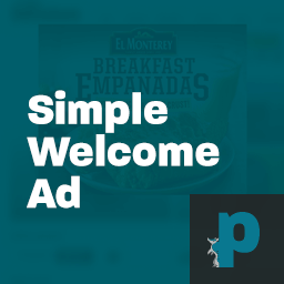Simple Welcome Ad