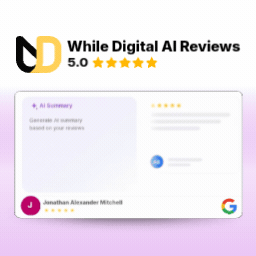 While Digital AI Reviews for Google Business