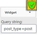 Built-in Widgets Query extend (Custom Post Types &amp; more)