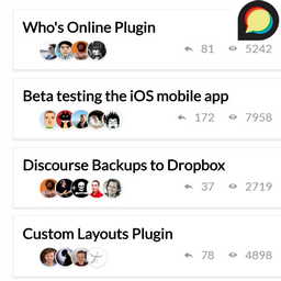 Discourse Widgets