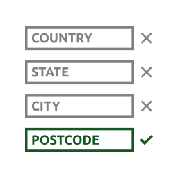 Calculadora de Frete e Campos Checkout para o Brasil