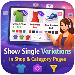 Show Variations as Single Products for WooCommerce