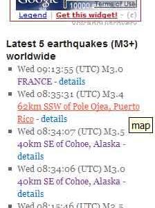 Advanced Earthquake Monitor
