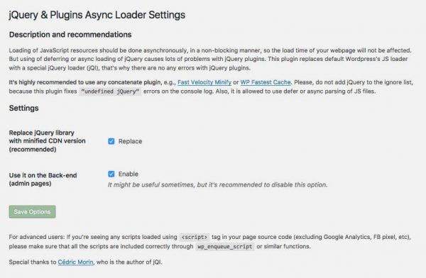 jQuery & Plugins Asynchronous Loader