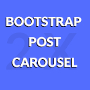 Bootstrap Carousel 2x Post Widget