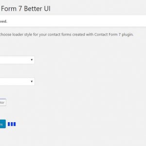 Better UI for Contact Form 7