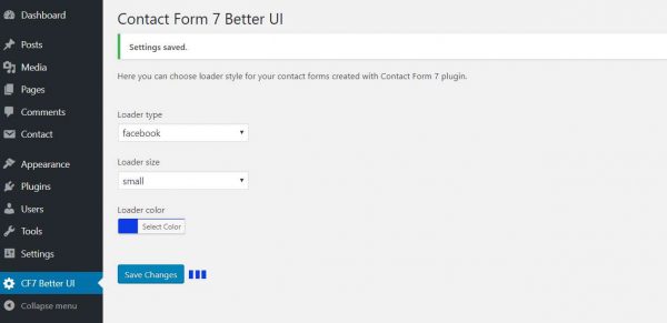 Better UI for Contact Form 7