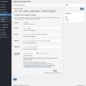 CF7 HubSpot Forms Add-on For Contact Form 7