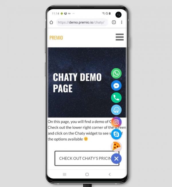 Chat & Call button â Chaty