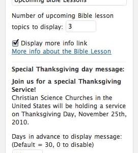 Christian Science Bible Lesson Subjects