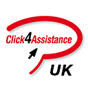 Click4Assistance Live Chat Software with real-time visitor monitoring