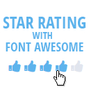 Contact Form 7 Star Rating with font Awesome
