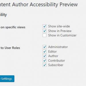 Content Author Accessibility Preview