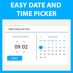 Easy Date and Time Picker