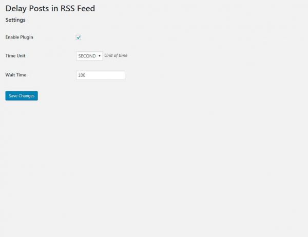 Delay Posts From Appearing in WordPress RSS Feed