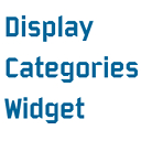 Display Categories Widget