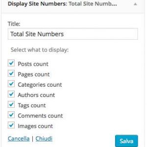 Display Site Numbers