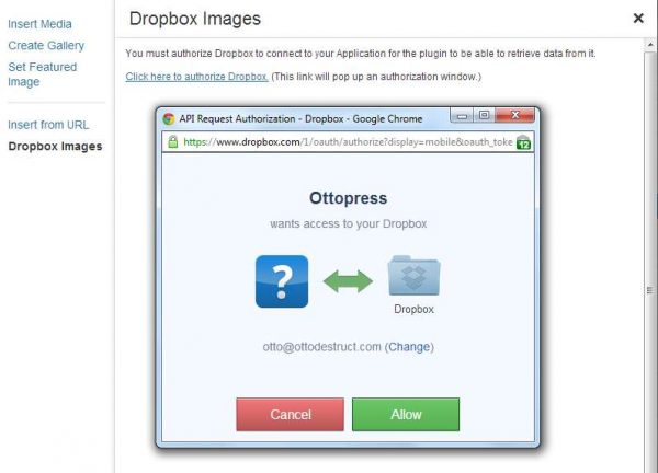 Dropbox Photo Sideloader