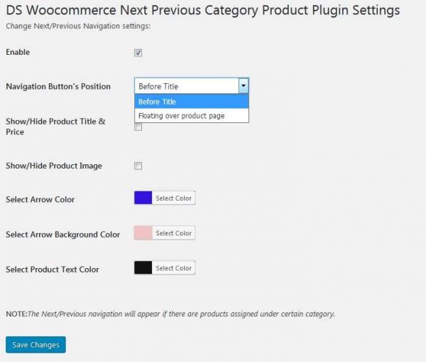 DS Woocommerce Next Previous Category Products