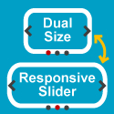 Dual Size Responsive Slider
