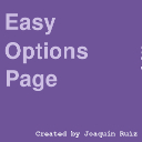 Easy Options Page