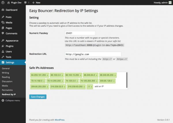 Easy Bouncer â Redirect by IP