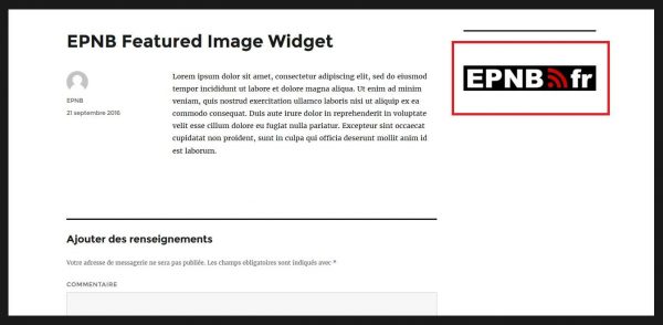 Epnb Featured Image Widget
