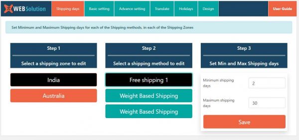 Woocommerce estimated delivery date per product | shipping date per product