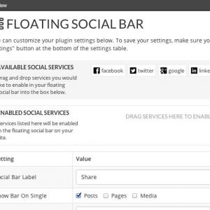Floating Social Bar