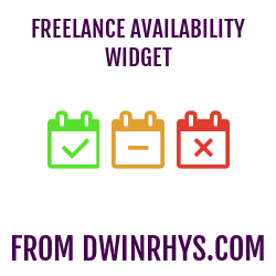 Freelance Availability Widget