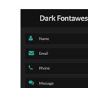 Gravity Forms CSS Themes with Fontawesome and Placeholders