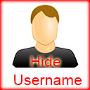 Hide Username Front Side