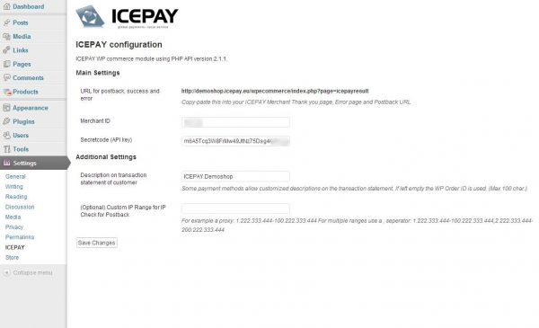 ICEPAY WP e-Commerce Online Payment plugin