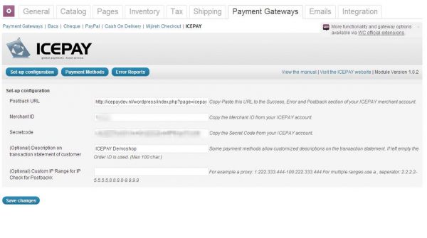 ICEPAY WordPress WooCommerce Online Payment plugin
