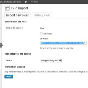 Import Your Post