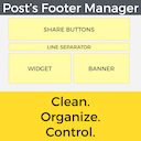 Posts Footer Manager