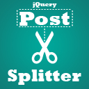 jQuery Post Splitter