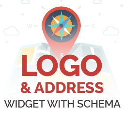 Logo and Address Widget with Schema