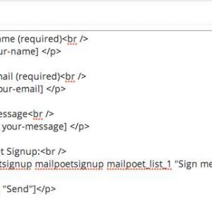 Mailpoet â Contact Form 7 Integration