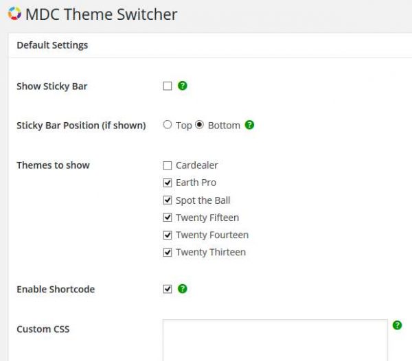 MDC Theme Switcher